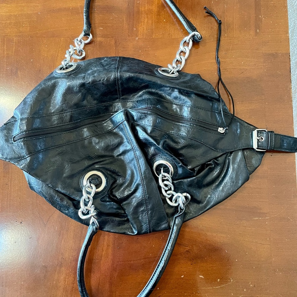 Satchel Faux Leather Bag